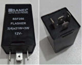 FLAŞÖR 12V RENAULT (+ - C R) 4 UÇLU CITROEN FIAT PEUGEOT