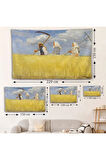 Anna Ancher - İşçiler Duvar Örtüsü - Harvesters-7156