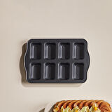 Karaca Goya Karbon Çelik 8'li Muffin Kek Kalıbı/brownie Kalıbı