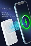 Magsafe Battery Pack Powerbank Iphone Uyumlu Kablosuz Magsafe Şarj Aleti Şarj Cihazı Powerbank