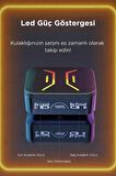 M80 Bluetooth Powerbank Özellikli Kulaklık Kablosuz Oyuncu Kulaklık Mikrofonlu Android-İphone Uyumlu