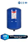 Trtank Profesyonel 24 Litre Dikey Ayaklı Nsf Membranlı Hidrofor Genleşme Tankı