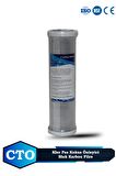 Açık Kasa Su Arıtma Cihazı 10 İnç Sıkıştırılmış Karbon CTO Blok Karbon Filtre