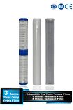 Daire Bina Girişi 20 Inch 3 Aşama Yedek Filtre Seti Yık-1m-blok