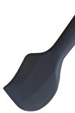 Silikon Spatula Büyük Boy Yanmaz Yapışmaz Çizmez Gri