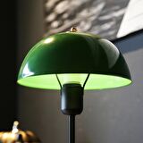 North Home Mantar Başlıklı Metal Abajur Salon Ofis Cafe İşletme Masa Lambası