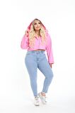 CEDY DENIM Kadın Yüksek Bel Skinny Fit Jeans Büyük Beden Kot PantolonC597
