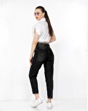 CEDY DENIM Kadın Yüksek Bel Soho Boyfriend Jean C599