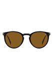 DB1139/S05K2M51 Erkek Güneş Gözlüğü Siyah Kemik Çerçeve Kahverengi Lens UV400