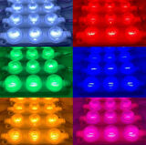 Modül 3 Led 3W Kablolu Parmak Led  5 adet Yeşil Renk