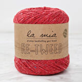 La Mia Re-Tweed Kırmızı Melanj El Örgü İpi - L165