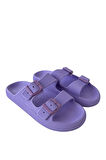 Unisex Çift Tokalı Medikal Hafif Eva Terlik Lila