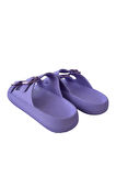 Unisex Çift Tokalı Medikal Hafif Eva Terlik Lila