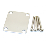 Fender Neck Plate No Logo Chrome