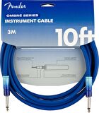 Fender Ombré Instrument Cables Belair Blue 3 Metre Enstrüman Kablosu