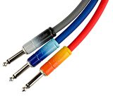 Fender Ombré Instrument Cables Belair Blue 3 Metre Enstrüman Kablosu
