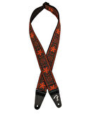 Fender Pasadena Woven Straps Orange Wallflower Gitar Askısı
