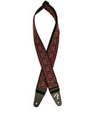 Fender Pasadena Woven Straps Lattice Red Gitar Askısı