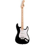 Squier Sonic Stratocaster Akçaağaç Klavye WPG Black Elektro Gitar