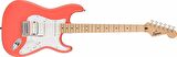 Squier Sonic Stratocaster HSS Akçaağaç Tahitian Coral Elektro Gitar