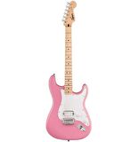 Squier Sonic Stratocaster Hard Tail H Akçaağaç Klavye WPG Flash Pink Elektro Gitar