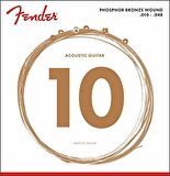 Fender 60Xl 10-48 Akustik Gitar Teli Phosphor Bronze