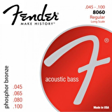Fender 8060 Acoustic Bass Strings Phosphor Bronze Long Scale .45-.100
