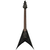 Jackson JS22-7 King V KV HT Amaranth Klavye Satin Black Elektro Gitar