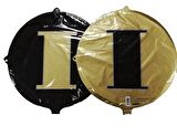 FOLYO BALON HARF I GOLD-SİYAH 18''