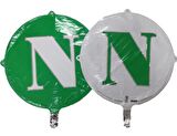 FOLYO BALON HARF N YEŞİL-BEYAZ 18''