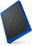 WD My Passport Go 500GB 400MB/s USB 3.0 Mavi Taşınabilir SSD WDBMCG5000ABT-WESN OUTLET