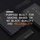 WD Black Game Drive P50 SSD 1TB USB 3.2 Gen 2, WDBA3S0010BBK-WESN OUTLET