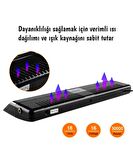 Carub 12 Ledli Çakar Vantuzlu Çakmaklık Girişli 12 Ledli Kırmızı-mavi 10 Modlu Profesyonel Çakar