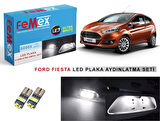 Ford Fiesta LED Plaka Aydınlatma Ampul Seti FEMEX Parlak Beyaz