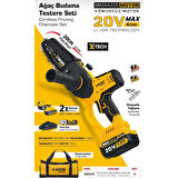 Sgs Ağaç Budama Testeresi 200 MM 20 Volt 2*4.0 AH