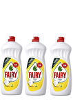 Fairy Bulaşık Deterjanı Limon 650 ml X 3 Adet