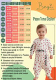 Begi Pazen Kumaş Uzun Kollu Kolu Çıkabilen Çocuk Uyku Tulumu %100 Pamuk 1.0 TOG