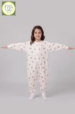 Begi Pazen Kumaş Uzun Kollu Kolu Çıkabilen Çocuk Uyku Tulumu %100 Pamuk 1.0 TOG