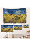 Vincent Willem van Gogh - Kargalarla Buğday Tarlası Duvar Örtüsü-7190