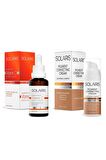 Solaris Leke Karşıtı C Vitamin Cilt Serumu 30 ml Ve Melavoid İçerikli Aydınlatıcı Leke Kremi 50 ml
