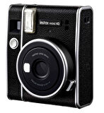 Fujifilm Instax Mini 40 Fotoğraf Makinası 20'li Film Deri Kılıf Çerçeve ve Kıskaçlı Foto Stand Seti