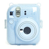Fujifilm Instax Mini 12 10 Filmli Kıskaçlı Stand-PVC Albüm ve Simli Pleksi Kılıflı Mavi Fotoğraf Mak
