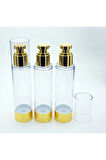 LOSYON VE KREM ŞİŞESİ 100 ML 5 ADET PARLAK AİRLESS ŞİŞE