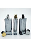 PARFÜM ŞİŞESİ 50 ML 5 ADET SİYAH BOYALI TOWER MODEL
