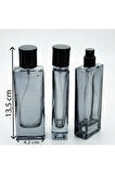 PARFÜM ŞİŞESİ 50 ML 5 ADET SİYAH BOYALI TOWER MODEL