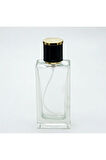 PARFÜM ŞİŞESİ 50 ML 2 ADET ŞEFFAF DİKDÖRTGEN MODEL