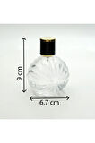 Parfüm Şişesi 100 ml 2 Adet Top Desenli Model Kolay Kapama