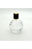 Parfüm Şişesi 100 ml 5 Adet Top Desenli Model Kolay Kapama