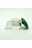 KREM KAVANOZU 50 ML 3 ADET YEŞİL AKRİLİK