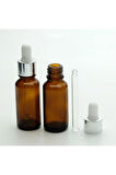 Damlalıklı 20 ml 5 Adet Amber Şişe